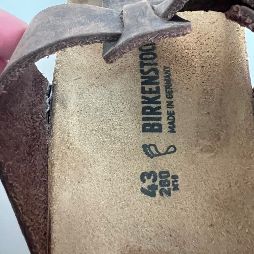 Birkenstock Gizeh Leather Summer Sandal Size 43EU - Picture 9 of 11